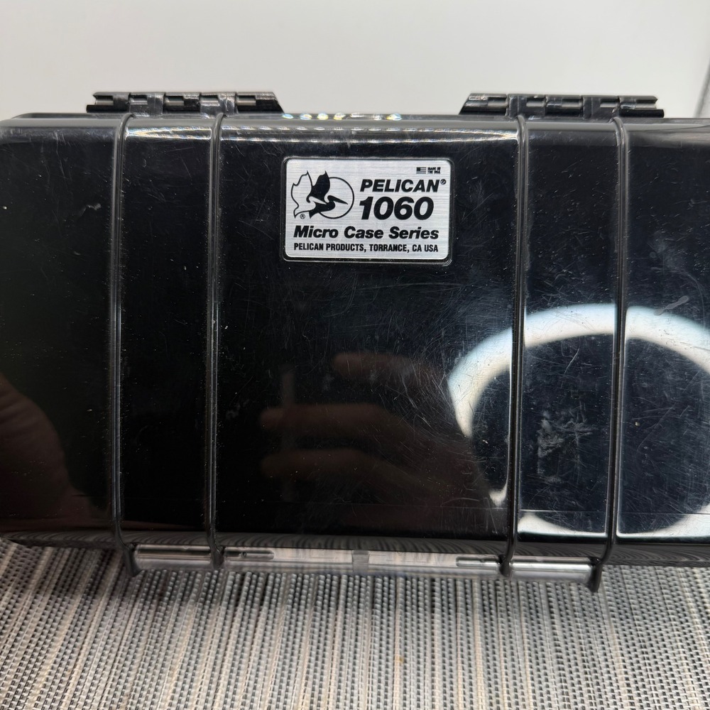 Pelican 1060 Micro Case Black Waterproof Hard Shell Protective Travel Dry Box